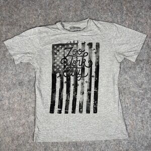 Zoo York Graphic T-Shirt Kids Size L 14/16 Gray Excellent NYC Skyline Skater